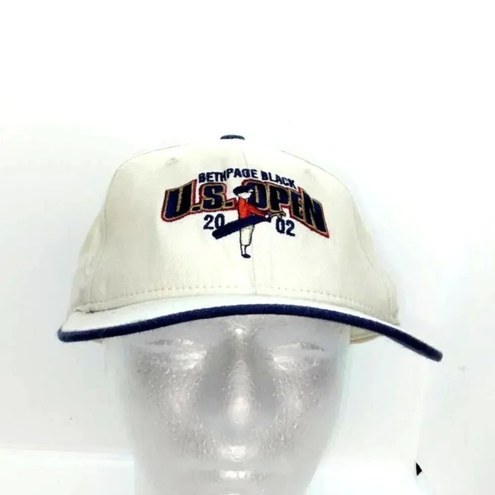 New Era PGA Bethpage Black 2002 U.S. Open Vintage Cap - size 7 3/4 RARE!